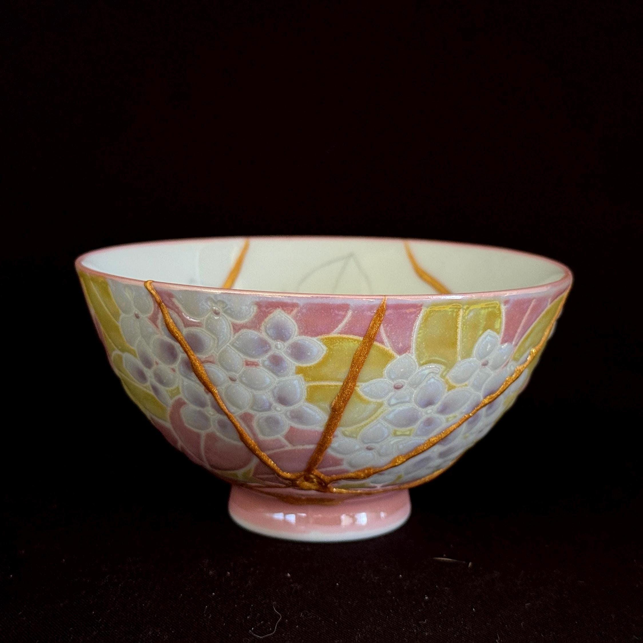 金継ぎボウル - 7つのブレイク：黄金の修復、侘び寂びの装飾 - Etsy 日本