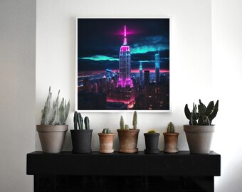 Empire State Building Art Print | Empire State Building Wall Art | Download | Poster of Empire State Building