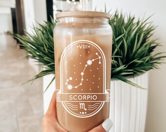 Copo de café do signo do zodíaco, presente de aniversário personalizado para o melhor amigo, presente da astrologia, copo de sinal do zodíaco, presente de natal do zodíaco