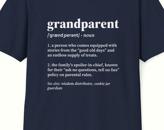 Grandparent - Lexicon Tee | Dictionary Definition T-shirt | Funny Dictionary T-shirt | Graphic Tee | Gift for her | Gift for him