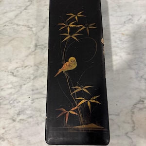Japanese Bird Lacquer Box - Etsy