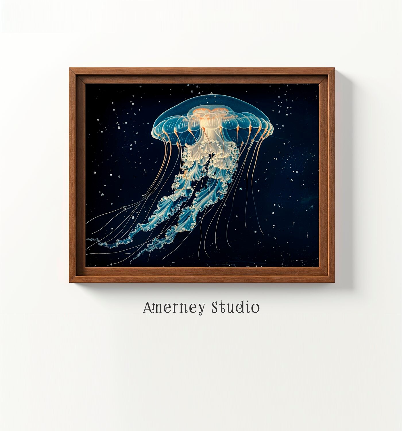 Jellyfish Wall Art, Jellyfish Digital Prints, Jellyfish Printable Wall ...