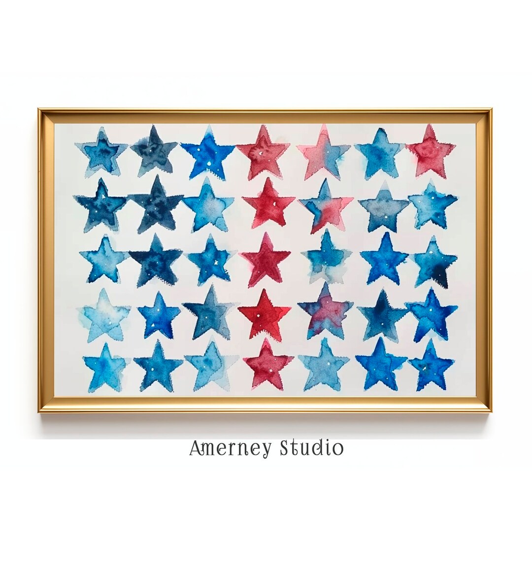 4th of July Wall Art, Fourth of July Digital Prints, Stars and Stripes ...