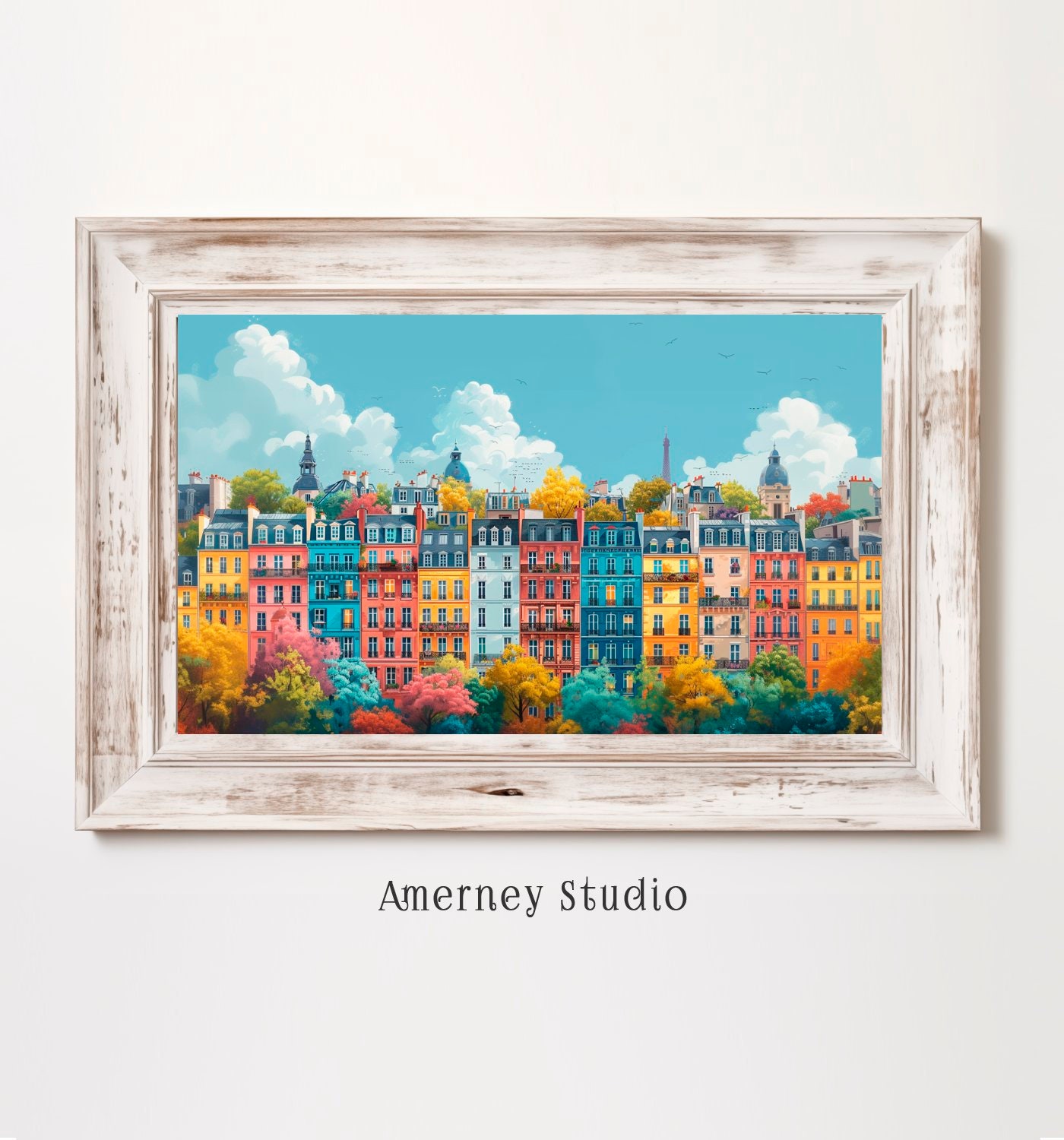 Vintage Paris Wall Art, Antique Parisian Building Digital Prints, Paris ...