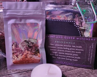 DIY Abundance Spell Work Candle Kit