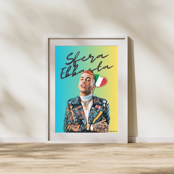 Sfera Ebbasta Poster