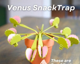 Venus atrapamoscas / Clips para refrigerios / SnackTrap Forgecore