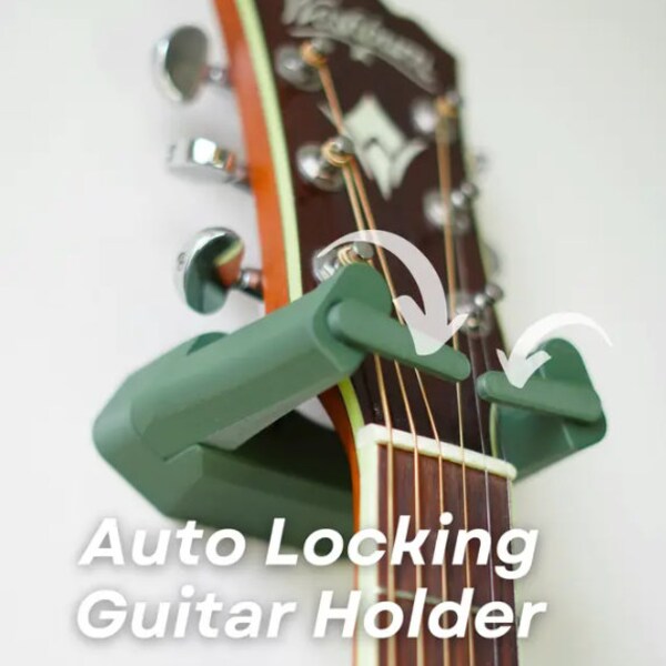 Guitar and Ukulele Wall Mount | Auto Locking Holder