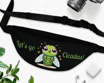 2024 Kawaii Anime geïnspireerd Cicada Sports Team Mascot Fanny Pack voor teamgenoten, ouders en fans!