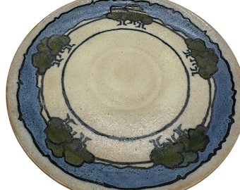 Saturday Evening Girls (SEG) Paul Revere Pottery Landscape Plate Dated 1914 Arts & Crafts Boston