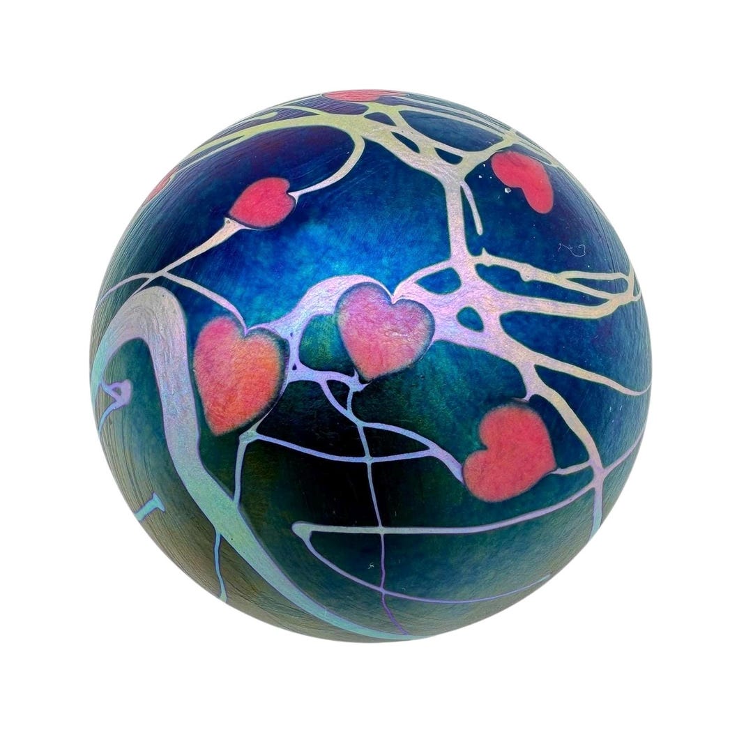 ランドバーグスタジオ 1974年 ランドバーグ・スタジオ 虹色ペーパーウェイト – ハーツ