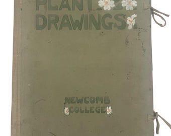 Newcomb College Sketchbook: 1920s Arts & Crafts Student Portfolio