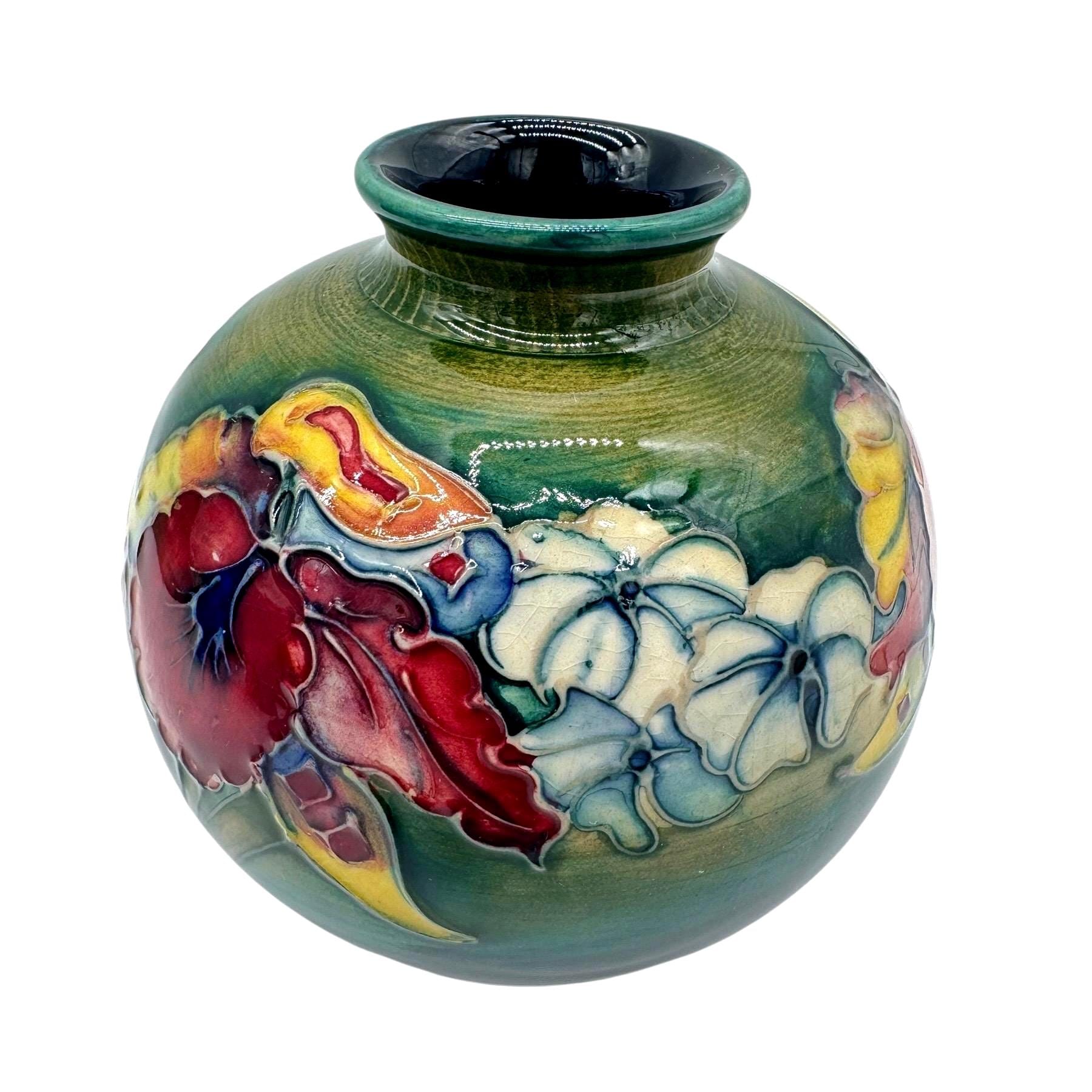 moorcroft イングランド英国王室御用達アールヌーヴォーフラワーベース