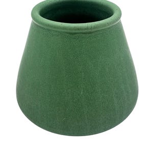 Antique Hampshire Pottery Vase: Small Matte Green Arts & Crafts Decor
