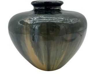 Antique Fulper Pottery Vase Arts and Crafts Era Flambé Glaze New Jersey Circa 1909–1916