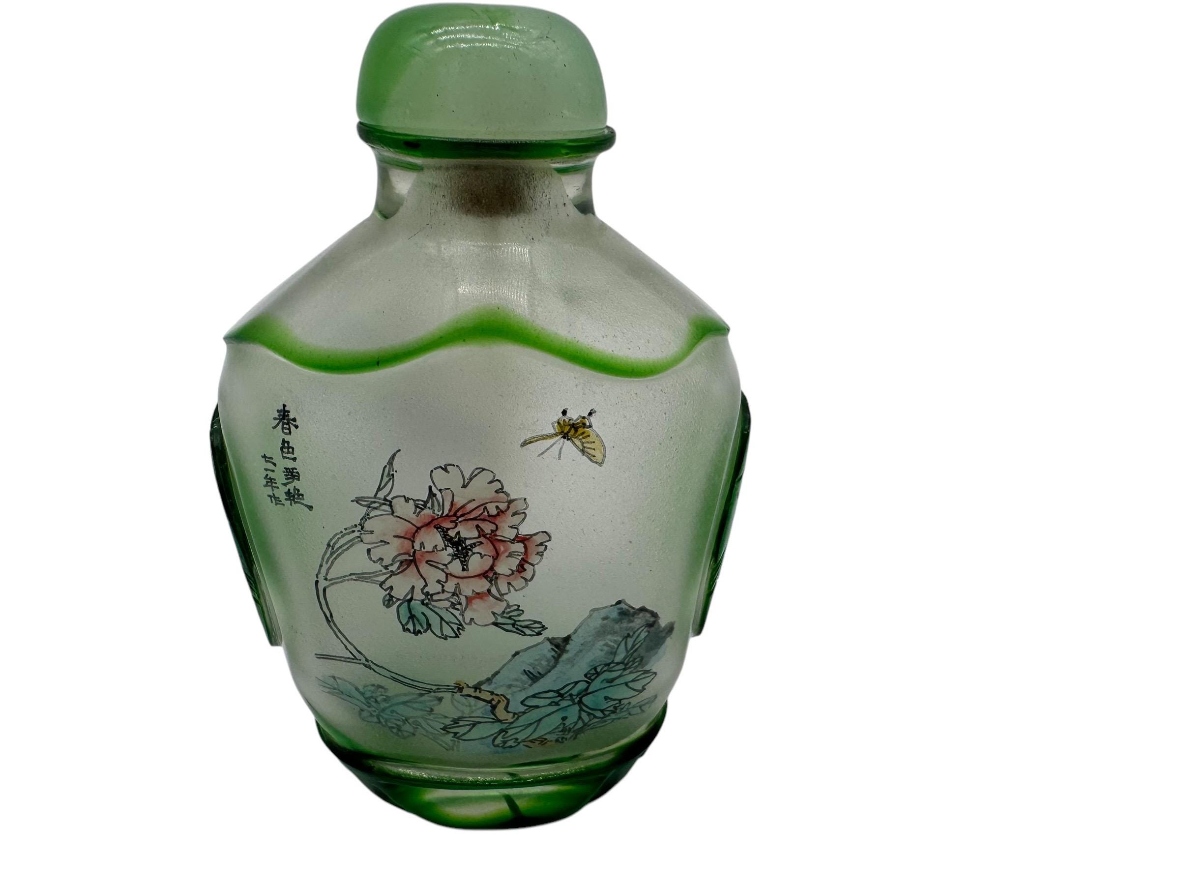 Reverse Painted Snuff Bottles Japanese - Etsy