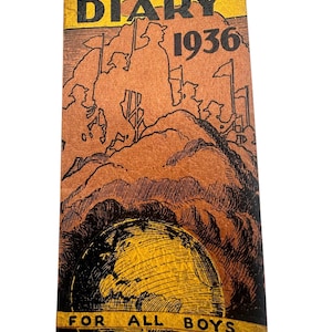 1936 年ボーイスカウト日記 – ビンテージ スカウト記念品