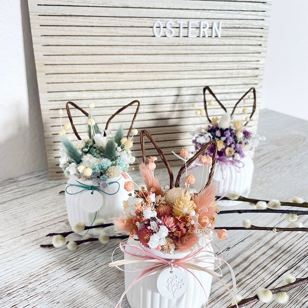 Easter decorations I Easter gifts for adults I Vase with dried flowers I Gift I Souvenirs I Small things I Easter bunny I Keraflott Easter