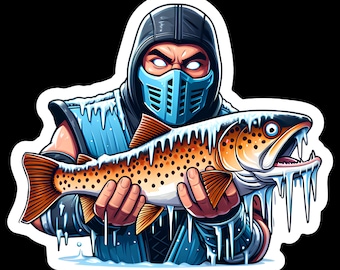 Sub-Zero Brown Trout Sticker