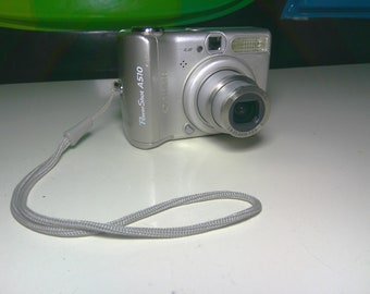 Vintage Canon PowerShot A510 3.2MP Digital Camera - Silver (TESTED)