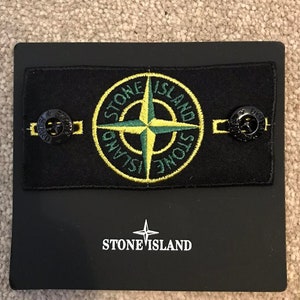 VÉRITABLE badge Stone Island original et 2 boutons AUTHENTIQUE VINTAGE image 1