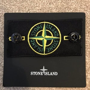 ECHT Stone Island Abzeichen Original und 2 Knöpfe AUTHENTIC VINTAGE Bild 1