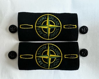 GENUINE Stone Island badge Authentic with 2 buttons