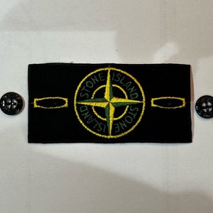 GENUINE Stone Island badge Original and 2 buttons AUTHENTIC VINTAGE zdjęcie 2