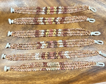 Kahealani triple strand bracelet with cool pattern