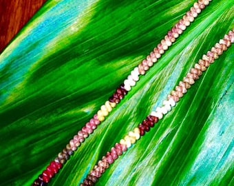 Kahealani and sunrise shell lei, very Beautiful 22”, sunrise shell, puka shell, niihau shell lei, niihau shell lei jewelry, insurable gems