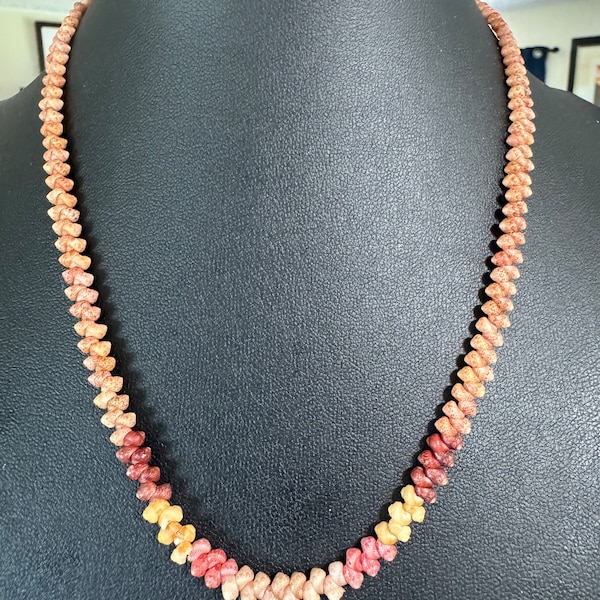 kahealani shell necklace 18” , puka shell, momi shell, niihau shell, niihau jewelry, hawaiian heirloom,