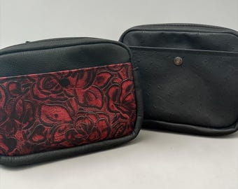 Concealed carry fanny/crossbody bag in Italian full grain leather