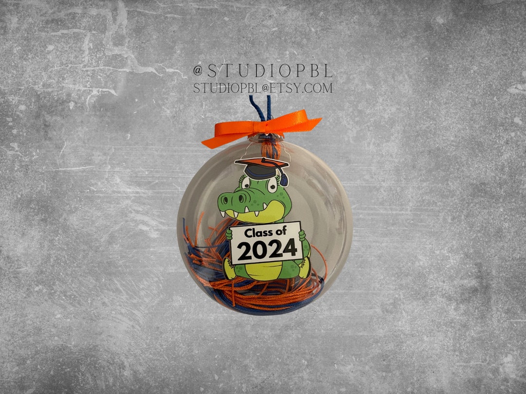 LAST ONE University of Florida 2024 Tassel Ornament, UF Gators Keepsake