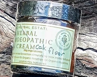 Organic Herbal Cream | Calc Fluor, Skin Firming, Natural Skincare (50g)