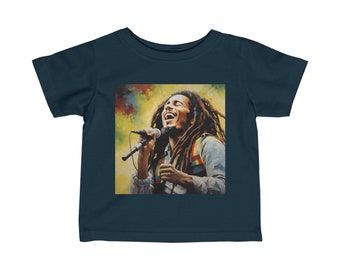 Maglietta in jersey da bambino di Bob Marley