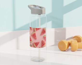 Watermelon Pattern Tritan Water Bottle