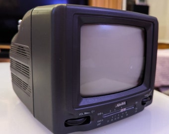 Supertech BTV-452, Supermini-Röhren-TV, Antiquität, neu und Originalverpackt, Bj. ca. 1990