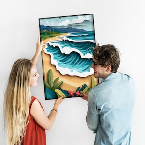 Banzai Pipeline North Shore Oahu Surf Art | Surfing Gift | Pau Hana Print Shop | Oahu Art | Oahu Artwork | Oahu Art Print | Oahu Wall Art | Oahu Poster | Hawaii Art | Hawaii Artwork | Hawaii Art Print | Hawaii Wall Art | Hawaii Poster