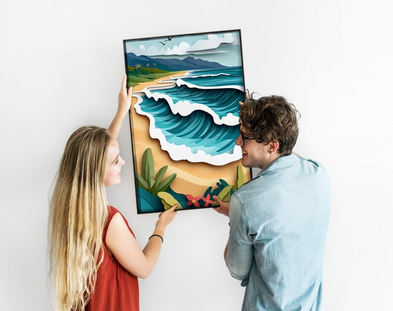 Banzai Pipeline North Shore Oahu Surf Art | Surfing Gift | Pau Hana Print Shop | Oahu Art | Oahu Artwork | Oahu Art Print | Oahu Wall Art | Oahu Poster | Hawaii Art | Hawaii Artwork | Hawaii Art Print | Hawaii Wall Art | Hawaii Poster