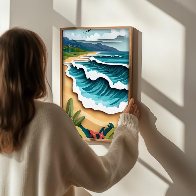 Banzai Pipeline North Shore Oahu Surf Art | Surfing Gift | Pau Hana Print Shop | Oahu Art | Oahu Artwork | Oahu Art Print | Oahu Wall Art | Oahu Poster | Hawaii Art | Hawaii Artwork | Hawaii Art Print | Hawaii Wall Art | Hawaii Poster