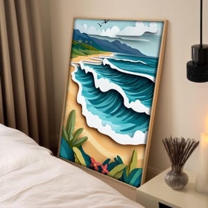 Banzai Pipeline North Shore Oahu Surf Art | Surfing Gift | Pau Hana Print Shop | Oahu Art | Oahu Artwork | Oahu Art Print | Oahu Wall Art | Oahu Poster | Hawaii Art | Hawaii Artwork | Hawaii Art Print | Hawaii Wall Art | Hawaii Poster