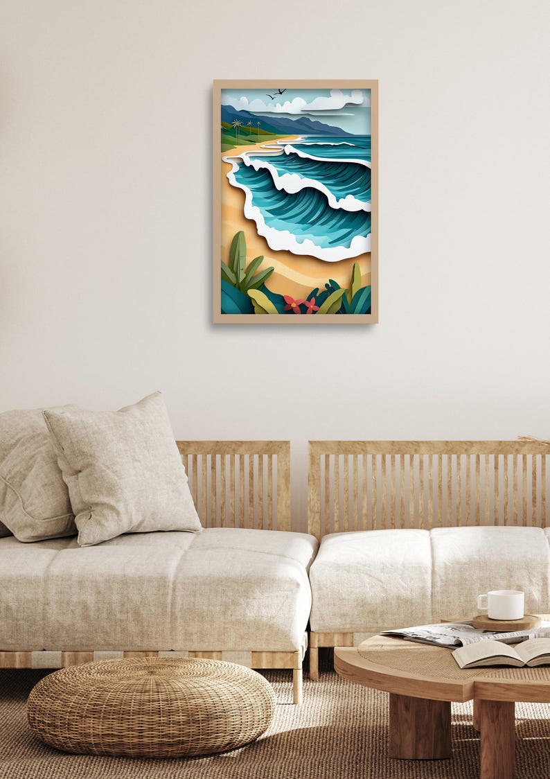 Banzai Pipeline North Shore Oahu Surf Art | Surfing Gift | Pau Hana Print Shop | Oahu Art | Oahu Artwork | Oahu Art Print | Oahu Wall Art | Oahu Poster | Hawaii Art | Hawaii Artwork | Hawaii Art Print | Hawaii Wall Art | Hawaii Poster