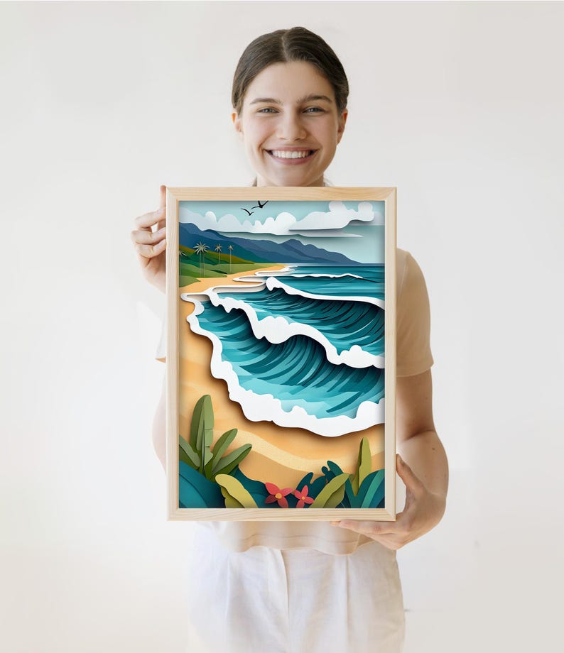 Banzai Pipeline North Shore Oahu Surf Art | Surfing Gift | Pau Hana Print Shop | Oahu Art | Oahu Artwork | Oahu Art Print | Oahu Wall Art | Oahu Poster | Hawaii Art | Hawaii Artwork | Hawaii Art Print | Hawaii Wall Art | Hawaii Poster