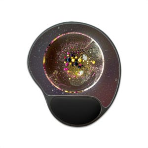 Ergonomic Mouse Pad with Wrist Rest, Real Macro Photography, Colorful Art, Unique Desk Gift,Abstract Pattern, No AI Design, Design 51