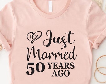 Wedding Anniversary T-Shirt, Custom Anniversary Shirt, Just Married Shirts For Couples, Anniversary Gift For Couples, Wedding Gift Shirt