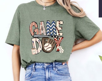 Baseball Game Day Shirt,Baseball Season Tshirt,Baseball Team Outfit,Baseball Fan Gift, Sports Mom Shirt,Baseball Mom Tee,Baseball Lover Gift