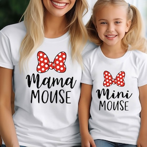 Disney Matching Shirts,Mama Mini Shirts,Mothers Day Gift,Disney Mama Gift,Mama Mini Matching Tshirt,Disney Trip Shirt,Mommy and Me Tees