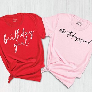 Birthday Girl Tshirt, Birthday Squad Shirt, Birthday Party Crew Shirt, Birthday Girl Gift Shirt, Birthday Party Outfit Birthday Group Shirts