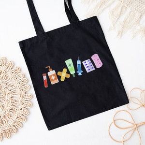 Nursing Tote Bag, Nurse Tools Bag, Nurse Life Shoulder Bag, New Nurse Gift Bag, Nursing Hospital Bag,Medical Tote Bag,Medical Stuff Tote Bag image 7