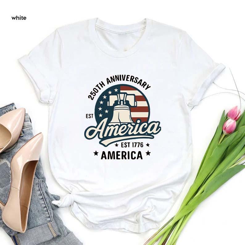 250th Years Semiquincentennial T-Shirt,1776-2026 America 250th Anniversary Tee,Patriotic Gift,4th of July Shirt,Independence Day Gift image 6